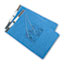 ACC54272 - Pressboard Hanging Data Binder, 11 x 14-7/8 Burst Sheets, Light Blue