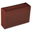 SMD70490 - Jan-Dec Open Expanding File, 12 Pocket, Legal, Leather-Like Redrope