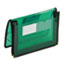 SMD71951 - 2 1/4 Inch Expansion Wallet, Poly, Letter, Translucent Green