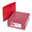 SMD75509 - File Jackets, Reinforced Double-Ply Tab, Letter, 11 Point Stock, Red, 100/Box