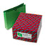 SMD75563 - File Jacket, 2-Ply Tab and 2" Accordion Expansion, Ltr, 11 Point, Green, 50/Box