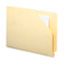 SMD75700 - End Tab File Pockets, Cut-Away Front Corner, Letter, 11 Point Manila, 100/Box