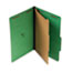 UNV10212 - Pressboard Folder, Legal, Four-Section, Emerald Green, 10/Box