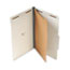UNV10262 - Pressboard Classification Folder, Legal, Four-Section, Gray, 10/Box