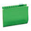UNV14117 - Hanging File Folders, 1/5 Tab, 11 Point Stock, Letter, Green, 25/Box