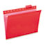 UNV14118 - Hanging File Folders, 1/5 Tab, 11 Point Stock, Letter, Red, 25/Box