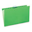 UNV14217 - Hanging File Folders, 1/5 Tab, 11 Point Stock, Legal, Green, 25/Box