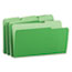UNV15302 - Recycled Interior File Folders, 1/3 Cut Top Tab, Legal, Green, 100/Box