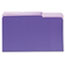 UNV15305 - Recycled Interior File Folders, 1/3 Cut Top Tab, Legal, Violet, 100/Box
