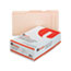 UNV16123 - File Folders, 1/3 Cut Assorted, Two-Ply Top Tab, Legal, Manila, 100/Box