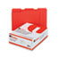 UNV16163 - Colored File Folders, 1/3 Cut Assorted, Two-Ply Top Tab, Letter, Red, 100/Box