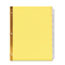 UNV20891 - Extended Insert Indexes, Eight Clear Tabs, Letter, Buff, 24 Sets/Box