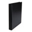 UNV31401CT - Suede Finish Vinyl Round Ring Binder, 1" Capacity, Black, 12/Carton
