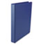 UNV31402 - Suede Finish Vinyl Round Ring Binder, 1" Capacity, Royal Blue
