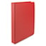 UNV31403 - Suede Finish Vinyl Round Ring Binder, 1" Capacity, Red