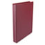UNV31406 - Round Ring Binder, Suede Finish Vinyl, 1" Capacity, Maroon