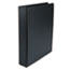 UNV33401 - Suede Finish Vinyl Round Ring Binder, 1-1/2" Capacity, Black