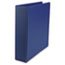 UNV34402 - Suede Finish Vinyl Round Ring Binder, 2" Capacity, Royal Blue