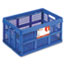 UNV40013 - Filing/Storage Tote Storage Box, Plastic, 22-1/2 x 15-3/4 x 12-1/4, Blue