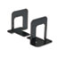 UNV54051 - Economy Bookends, Standard, 4 3/4 x 5 1/4 x 5, Heavy Gauge Steel, Black