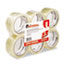 UNV63000 - Box Sealing Tape, 2" x 55 yards, 3" Core, Clear, 6/Box