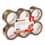 UNV63001 - Box Sealing Tape, 2" x 55 yards, 3" Core, Tan, 6/Box