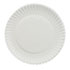 AJMPP6GREWH - White Paper Plates, 6" Diameter, 10 Bags of 100/Carton