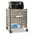 VRTVF52004 - Deskside Machine Stand, 2-Shelf, 21-1/2w x 17-7/8d x 27h, Matte Gray