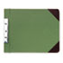 WLJ27826 - Canvas Sectional Post Binder, 11 x 8-1/2, 2-3/4 Center, Green