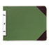 WLJ27827 - Canvas Sectional Post Binder, 11 x 8-1/2, 4-1/4 Center, Green