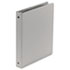 WLJ36814NM - Basic Vinyl Round Ring Binder, 1" Capacity, Gray