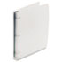 WLJ40755 - Translucent Poly Round Ring Binder, 1" Capacity, Clear