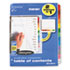 WLJ90303 - Multi-Dex Index, Assorted Color 12 Month Tabs, Letter, 12/Set