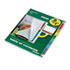 WLJ91003 - Multi-Dex Index Assorted Color 10-Tab, Labeled 1-10, Letter, 10/Set