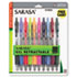 ZEB46881 - Sarasa Roller Ball Retractable Gel Pen, Assorted Ink, Medium, 10 per Set
