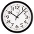 UNV11641 - Round Wall Clock, 13-1/2in, Black