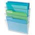 UNV53682 - 3 Pocket Wall File Starter Set, Letter, Clear
