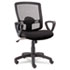 ALEET42ME10B - Etros Series Mesh Mid-Back Swivel/Tilt Chair, Black