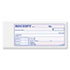 ABFTC2701 - Receipt Book, 2 3/4 x 7 3/16, Three-Part Carbonless, 50 Forms