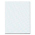 TOP33041 - Quadrille Pads, 4 Squares/inc, 8-1/2 x 11, White, 50 Sheets/Pad