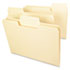 SMD10301 - SuperTab File Folders, 1/3 Cut Top Tab, Letter, Manila, 100/Box