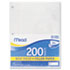 MEA15200 - Filler Paper, 16-lbs., Wide Ruled, 3-hole punched, 10-1/2 x 8, 200 Sheets/Pack