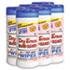 MOT42703CT - Dry Erase Cleaner Wipes, Cloth, 7 x 12, 30/Canister, 6/Carton