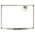 QRTP564T - Euro Frame Dry-Erase Board, Porcelain/Steel, 48 x 36, White/Aluminum Frame