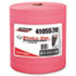 KIM41055 - WYPALL X80 Wipers, HYDROKNIT Roll, 12 1/2 x 13 2/5, Red, 475/Roll, 1 Roll/Carton