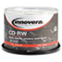 IVR78850 - CD-RW Discs, Rewritable, 700MB/80min, 12x, Spindle, Silver, 50/Pack