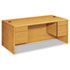 HON10791CC - 10700 Series Desk, 3/4-Height Double Pedestals, 72w x 36d x 29-1/2h, Harvest