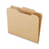 ESSRK15213 - Two-Ply Dark Kraft File Folders, 1/3 Cut Top Tab, Letter, Brown, 100/Box