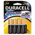 DURMX1500B8Z - Ultra Advanced Alkaline Batteries, AA, 8/Pack