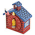 BAU77062 - Shaped Timer, 3/4 x 2 x 3 1/2, Red School House